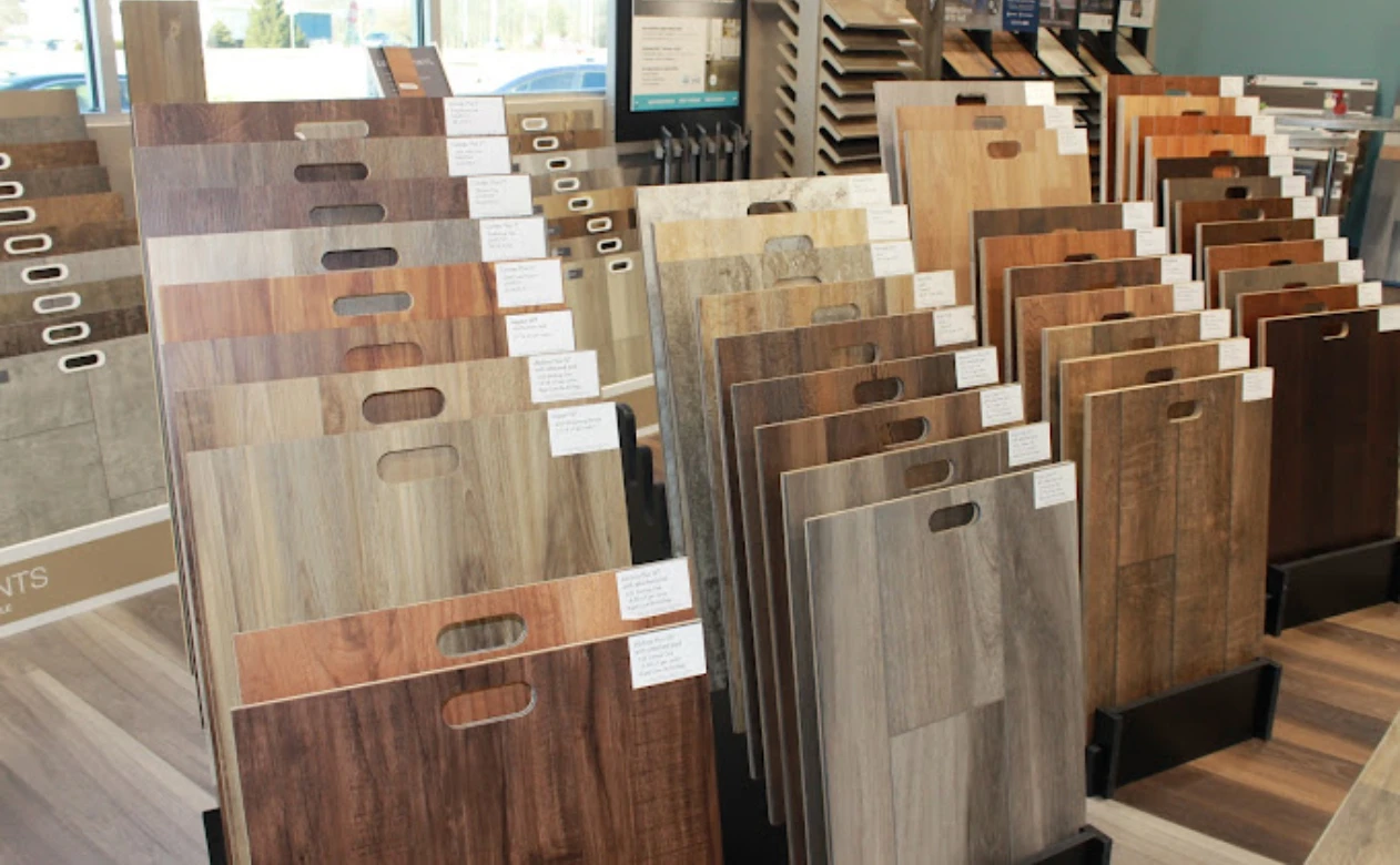 Hard Surface Flooring Samples in Buddy's Flooring America Showroom