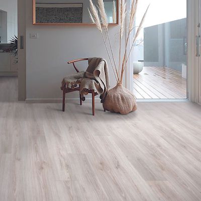 wood look laminate flooring in a hallway